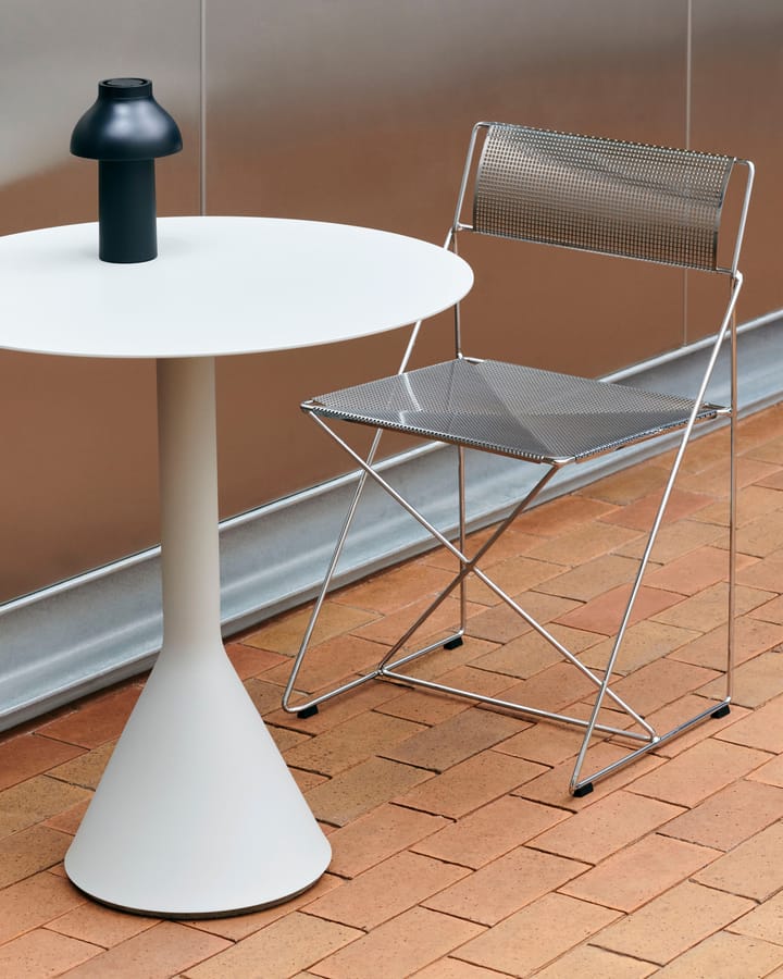Palissade Cone rundt cafébord, Cream white, Ø70 cm HAY
