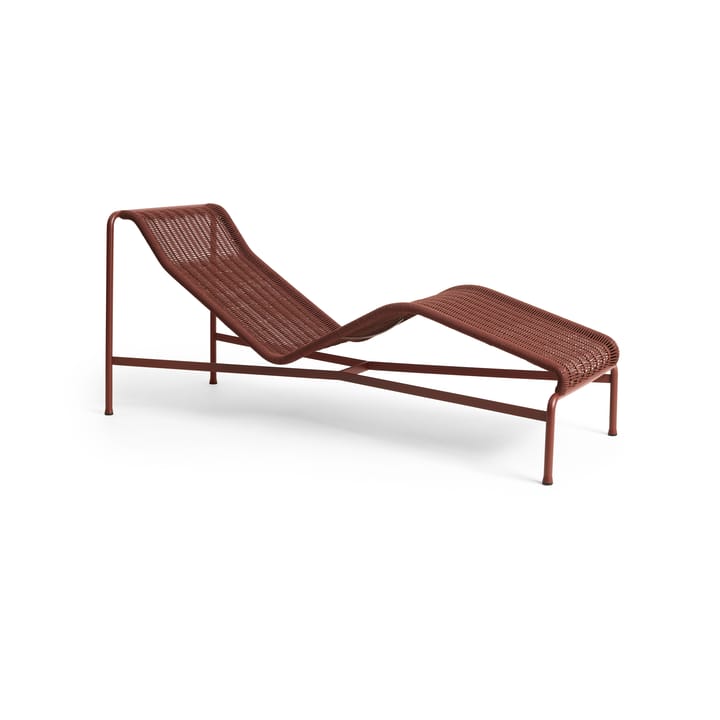 Palissade Cord chaiselong - Iron red - HAY