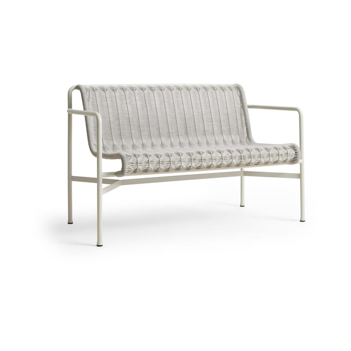Palissade Cord Dining bænk med armlæn - Sky grey - HAY