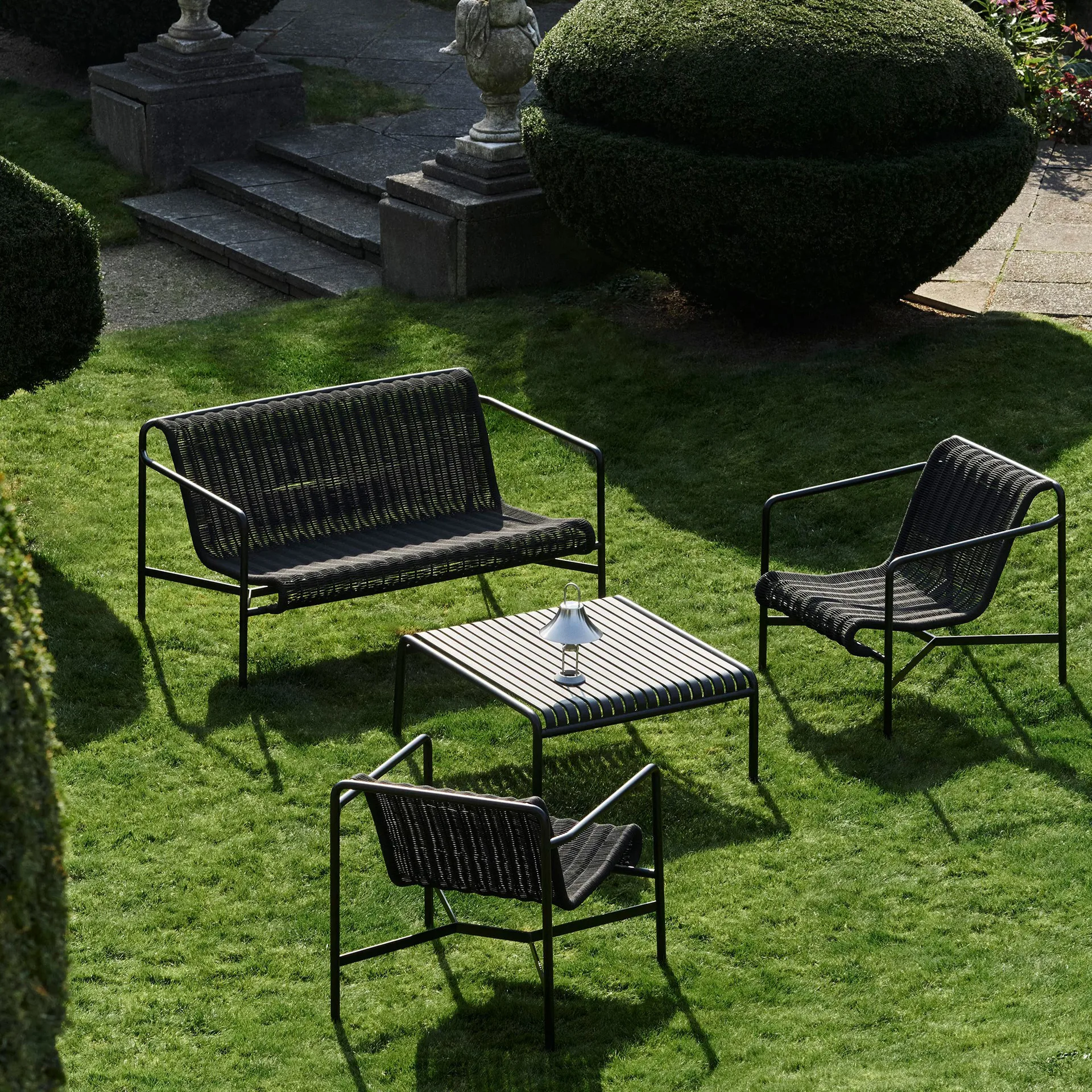 Palissade Cord Low loungestol, Anthracite HAY