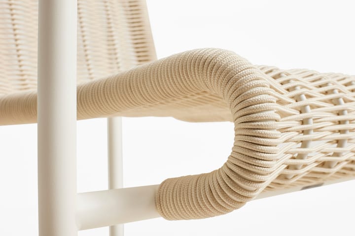 Palissade Cord Low loungestol, Cream white HAY