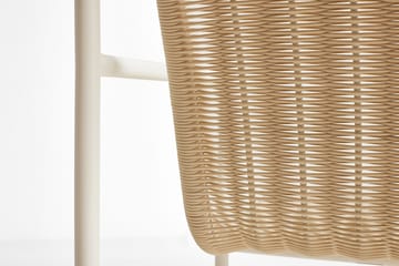 Palissade Cord Low loungestol - Cream white - HAY