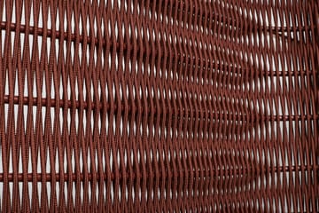 Palissade Cord Low loungestol - Iron red - HAY