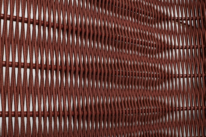 Palissade Cord Low loungestol, Iron red HAY