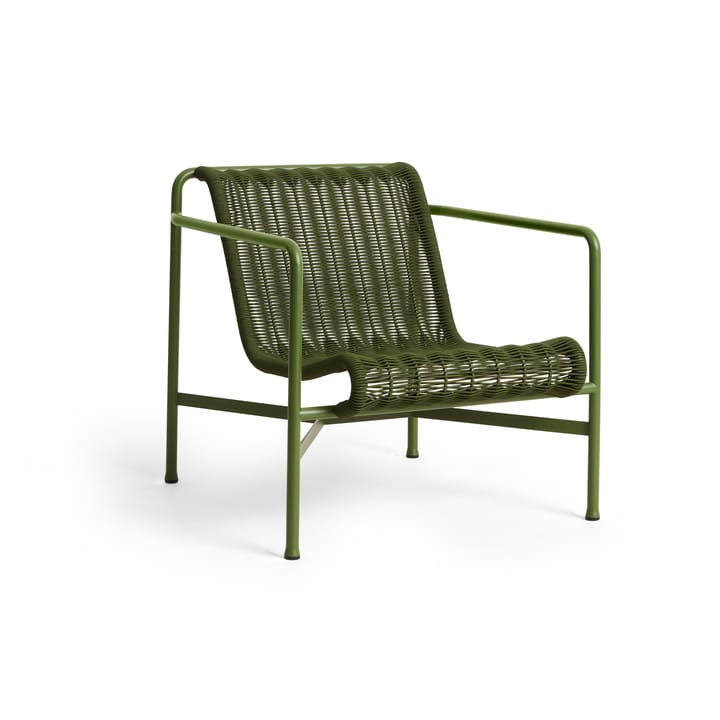 Palissade Cord Low loungestol - Olive - HAY