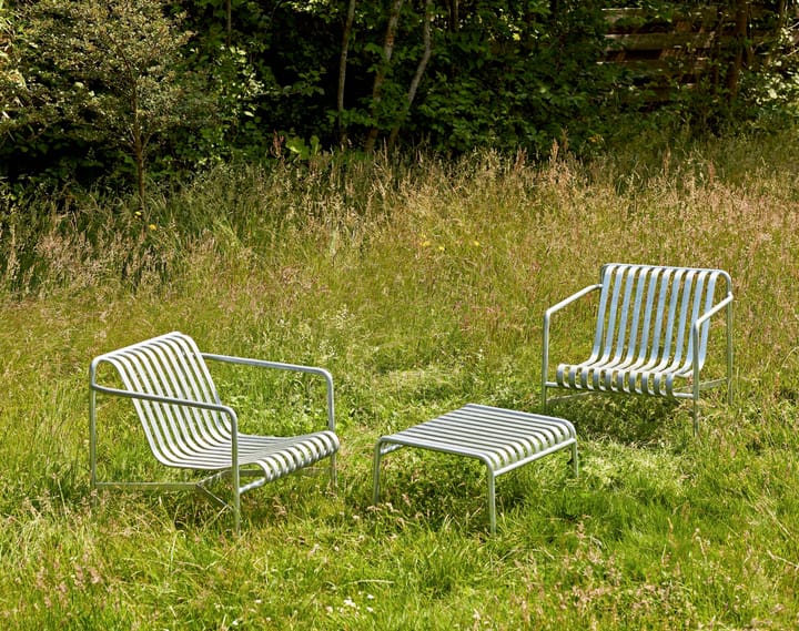 Palissade Ottoman fodskammel, Sky grey HAY