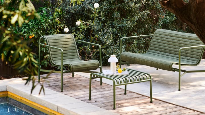 Palissade Quilted hynde, Olive, til loungefåtölj low HAY