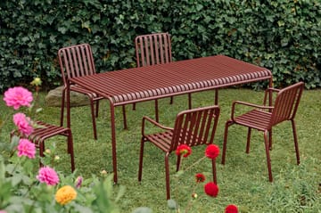 Palissade spisebord 170x90 cm - Iron red - HAY