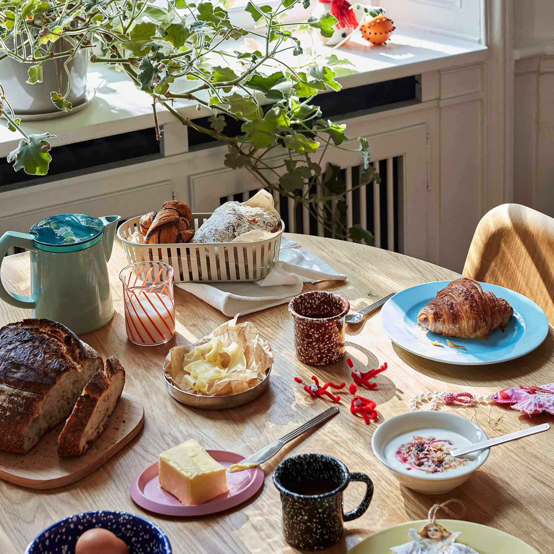 Panier kurv aflang, Sand HAY