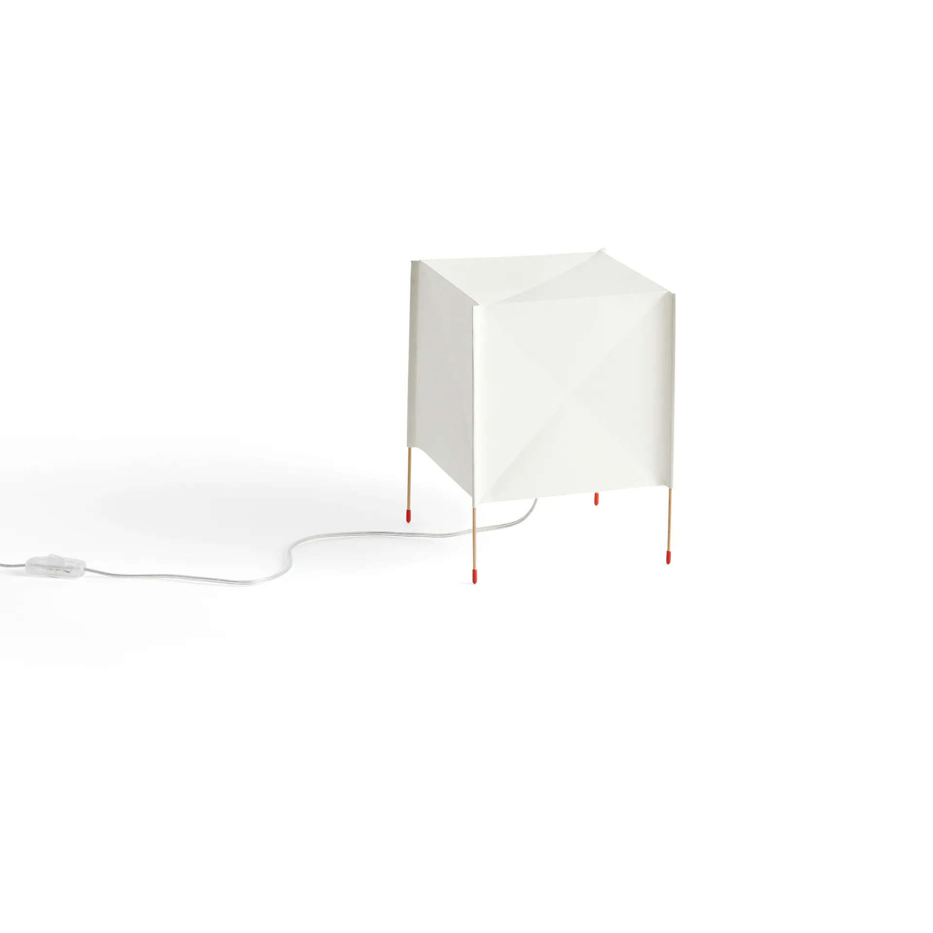 Paper Cube bordlampe, Hvid HAY