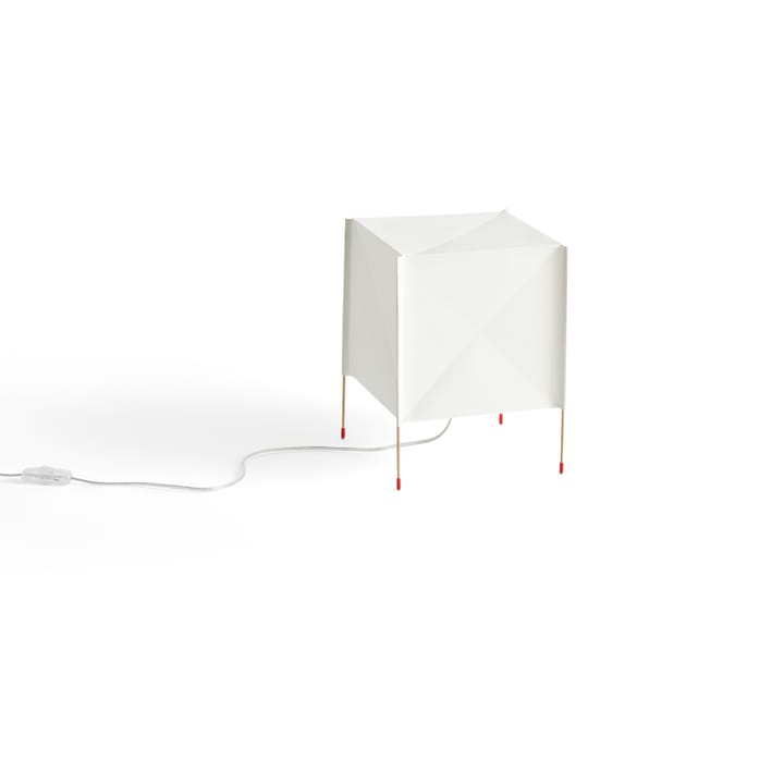 Paper Cube bordlampe - Hvid - HAY