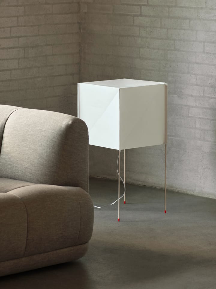 Paper Cube gulvlampe, Hvid HAY