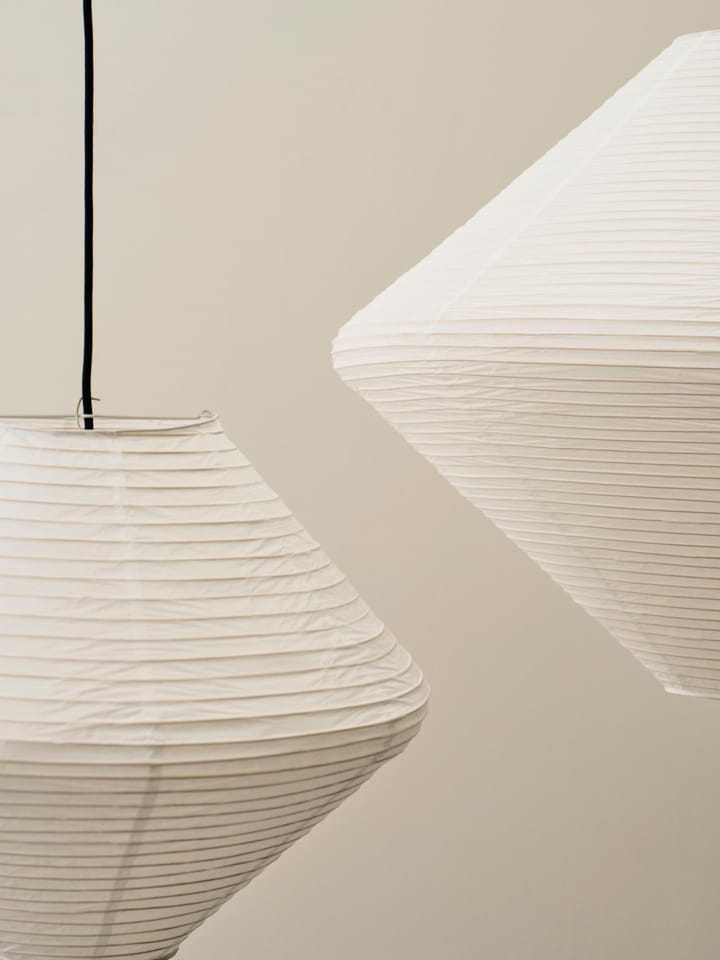 Paper Shade Diamond lampeskærm, Classic white, Ø80 cm HAY