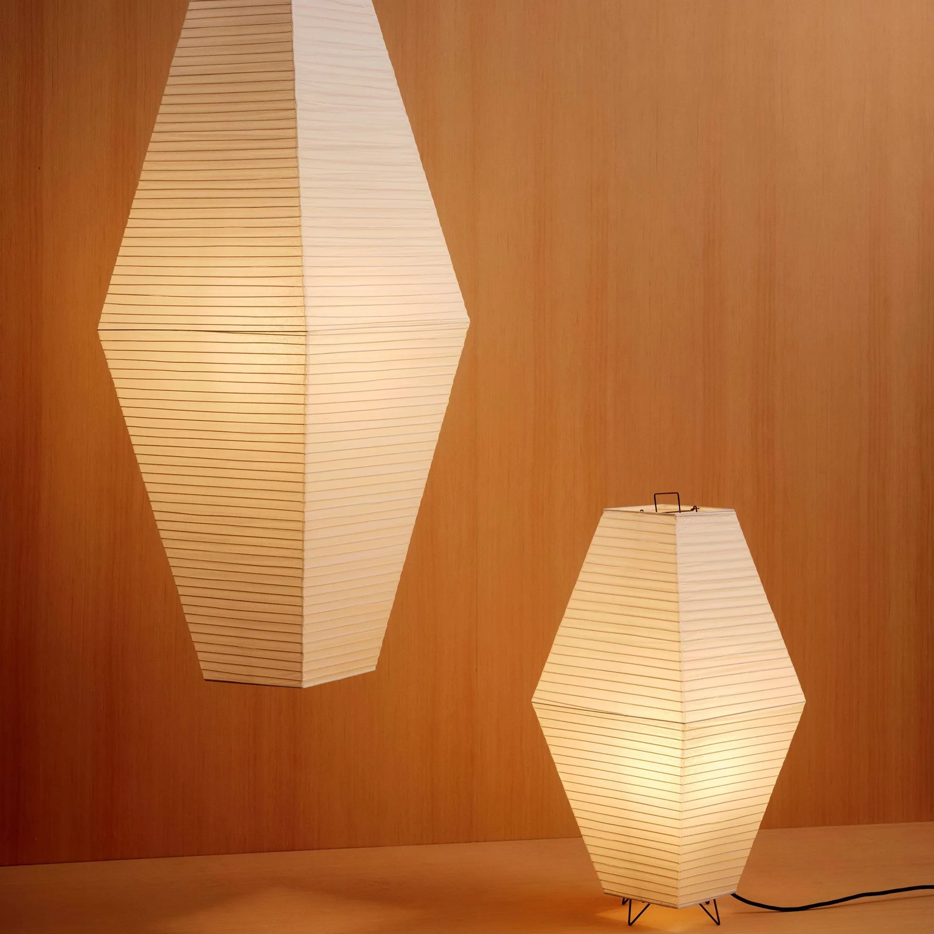 Paper Shade Prism lampeskærm til gulv-bordlampe, Classic white, 30x66 cm HAY