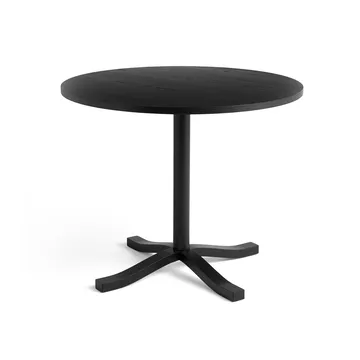 Pastis Table spisebord Ø90 - Black lacquered ash - HAY