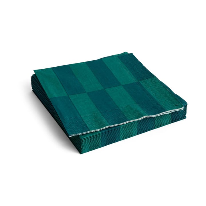 Pattern Dinner serviet 40x40 cm 20-pak - Dinner green-dark green - HAY
