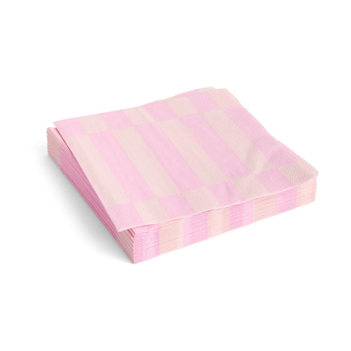 Pattern Lunch serviet 33x33 cm 20-pak - Light pink-rose - HAY