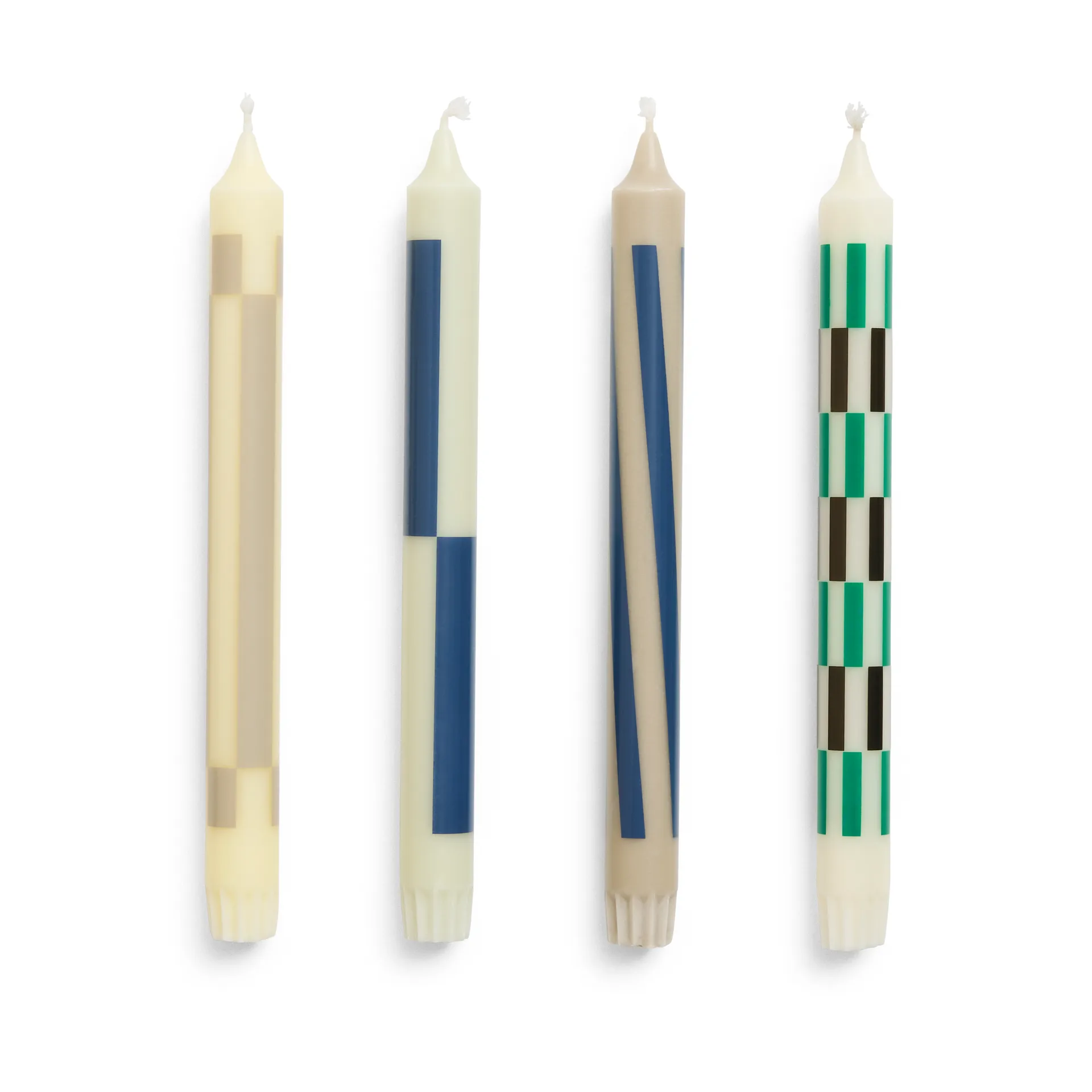 Pattern lys mix 4-pak, Cream-dark HAY