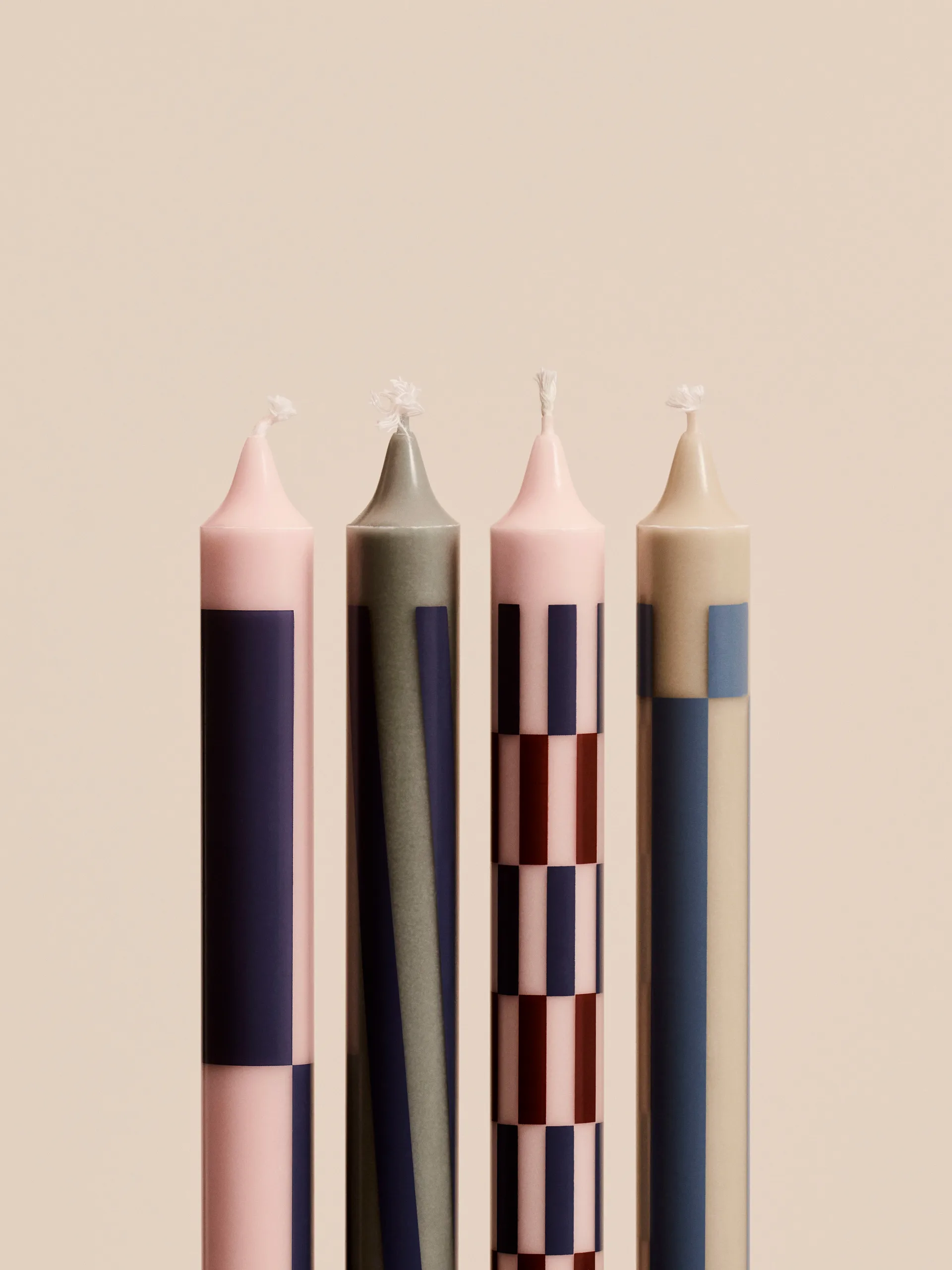 Pattern lys mix 4-pak, Light pink-blue HAY