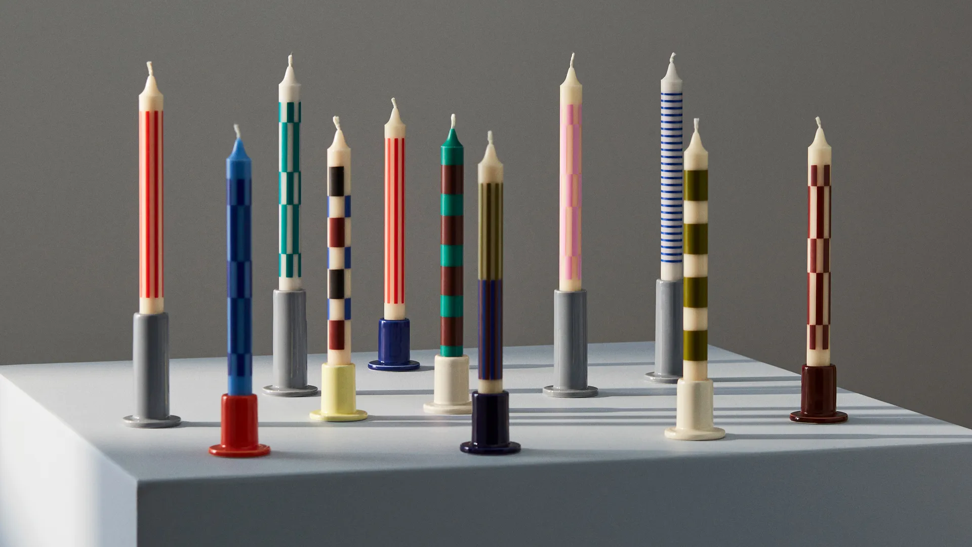 Pattern lys pinstripe, Offwhite/Blue HAY