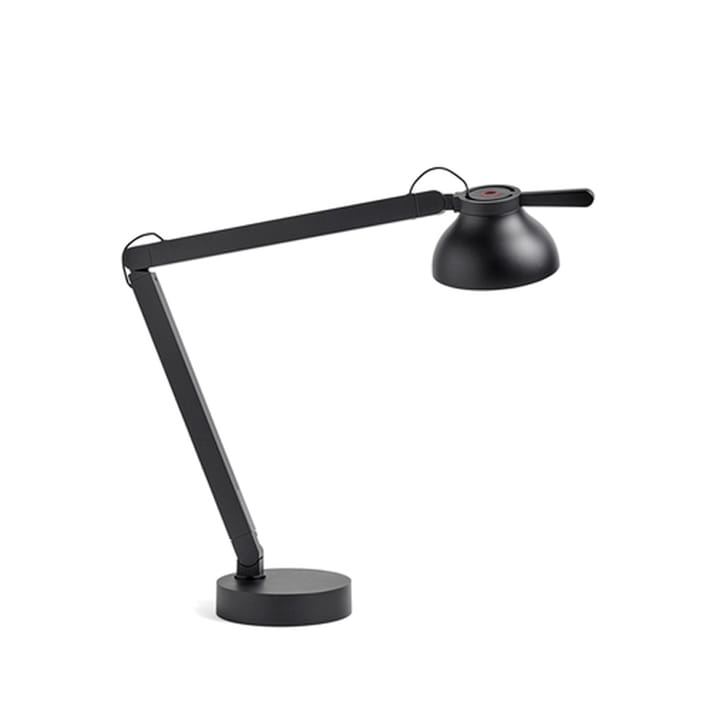 PC Double arm bordlampe - soft black, med lampefod - HAY