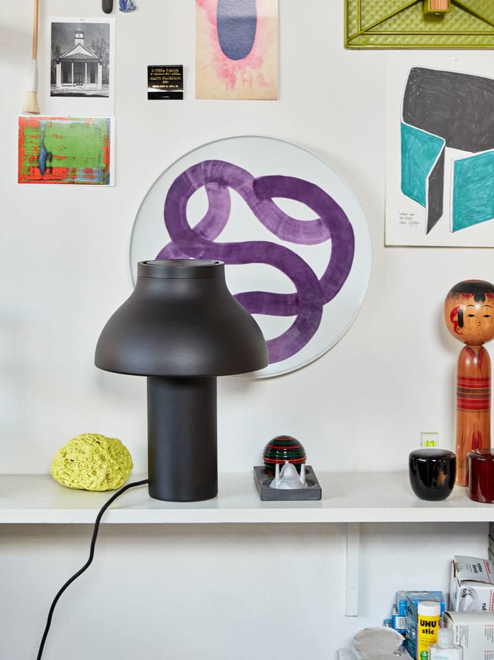 PC table bordlampe S Ø25 c, Soft black HAY