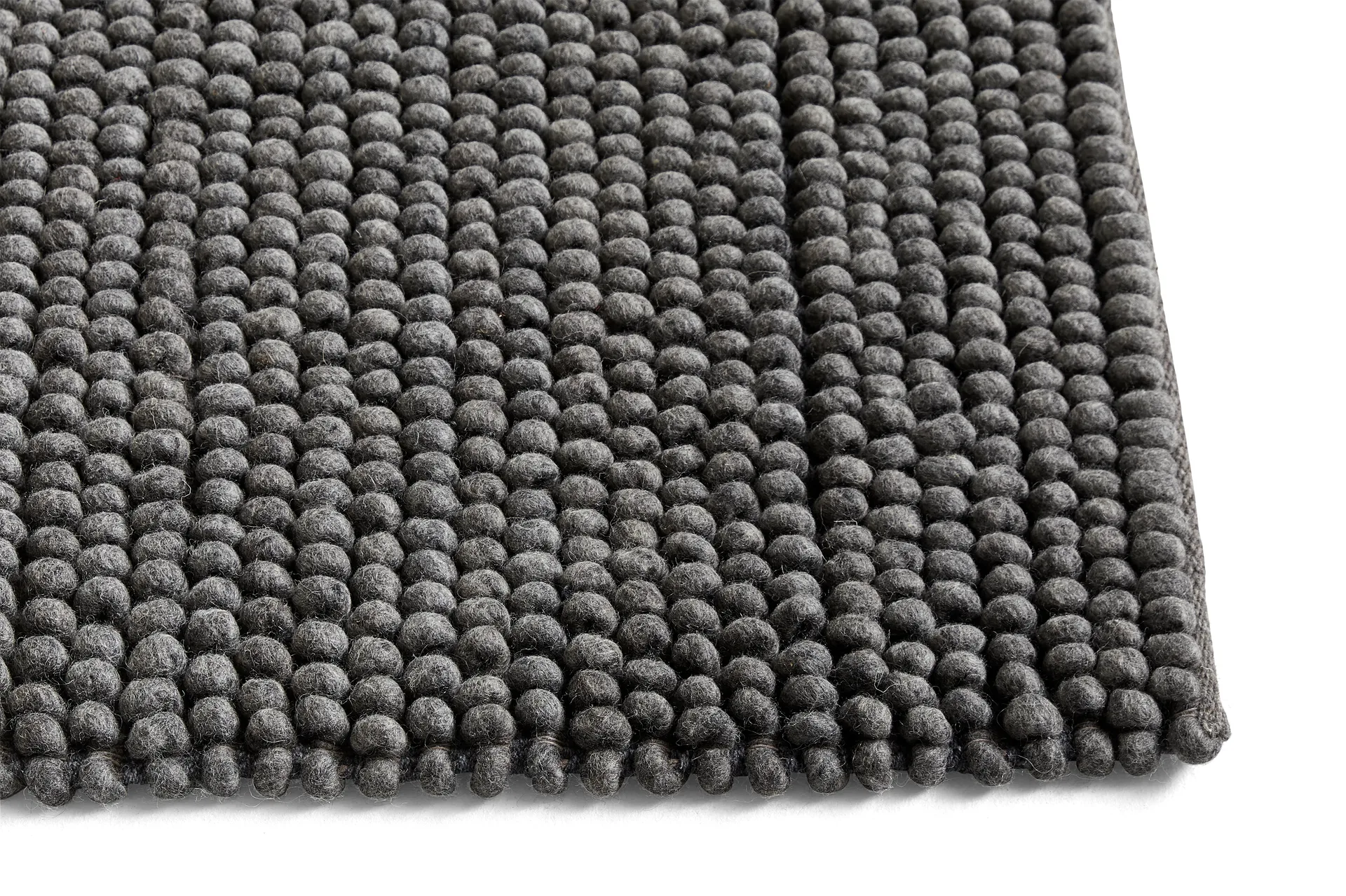 Peas uldtæppe 200x300 cm, Dark grey HAY