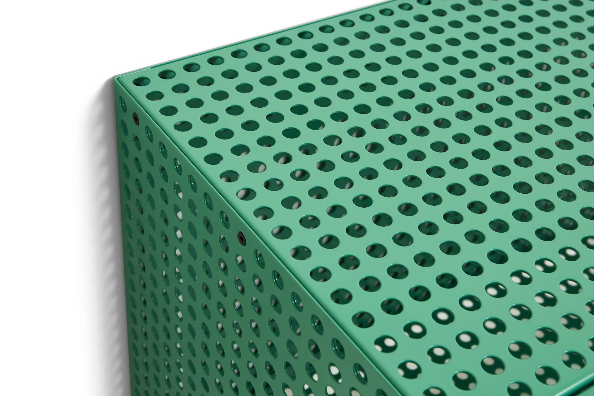 Perforated Cabinet vægskab small, Soft jade HAY