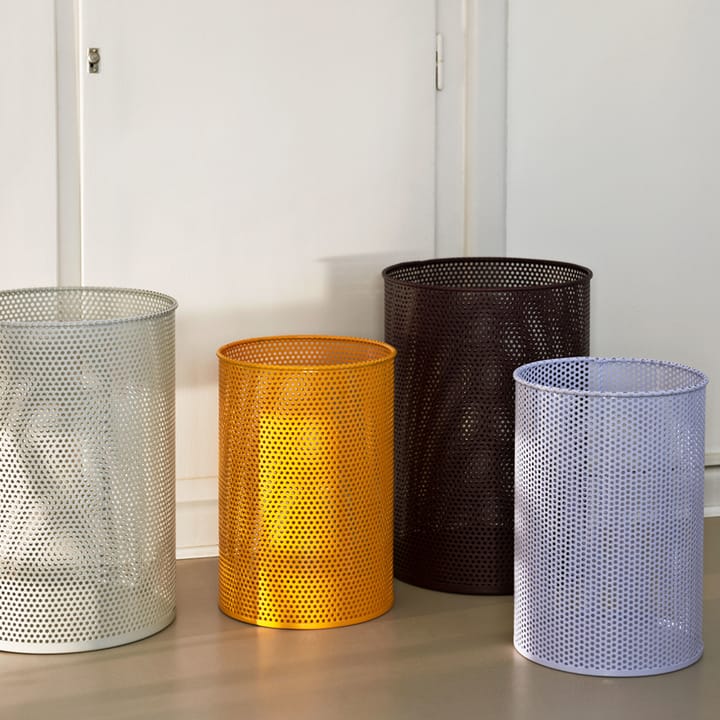 Perforated papirkurv, petrol blue, medium HAY