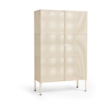 Perforeret Cabinet skab large - Eggshell - HAY