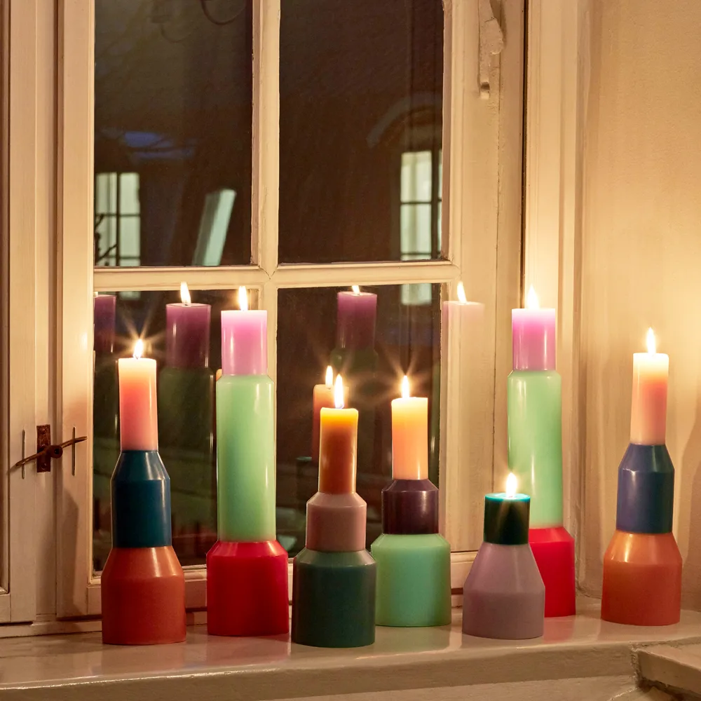 Pillar lys, red, XL HAY