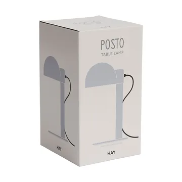 Posto bordlampe - Silver grey - HAY
