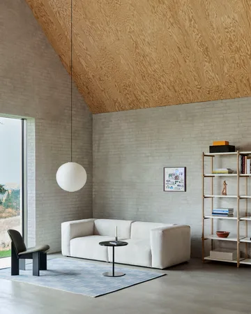 Pyro sofabord Ø45 cm - Black-black - HAY