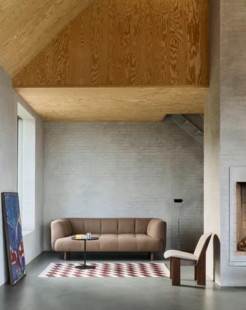 Pyro sofabord Ø45 cm - Black-black - HAY