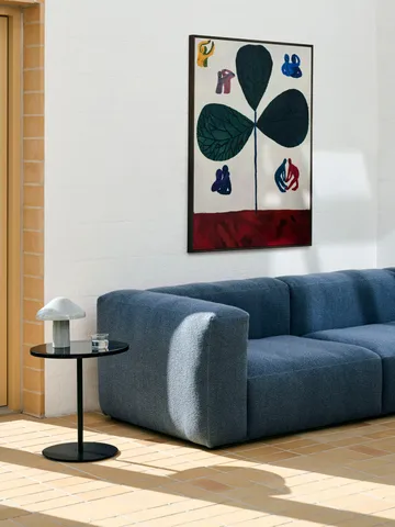 Pyro sofabord Ø45 cm - Black-black - HAY