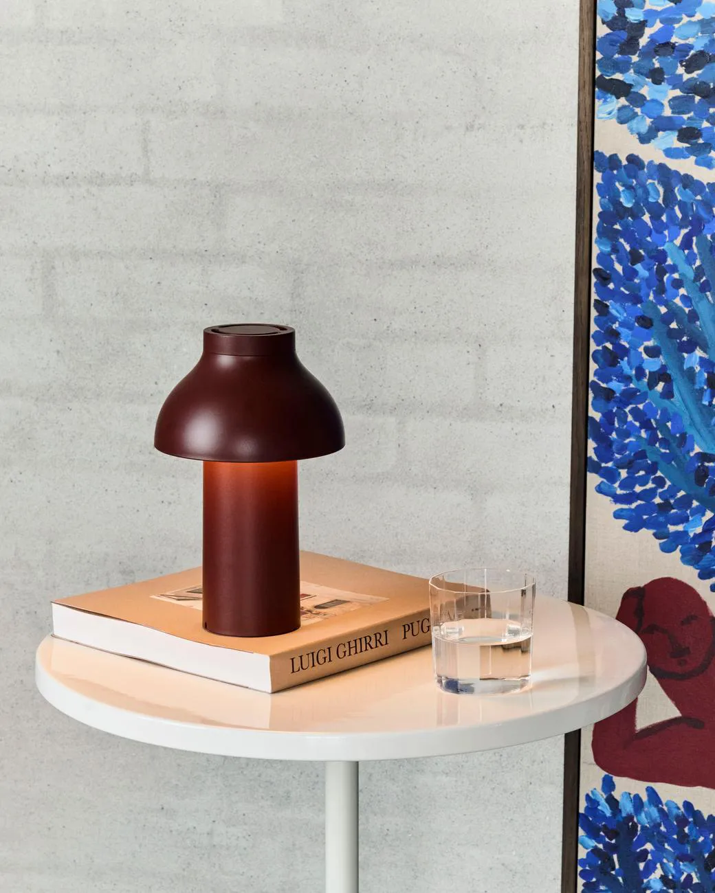 Pyro sofabord Ø45 cm, Eggshell-cream white HAY