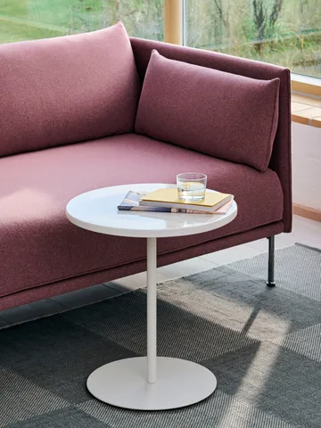 Pyro sofabord Ø45 cm - Eggshell-cream white - HAY