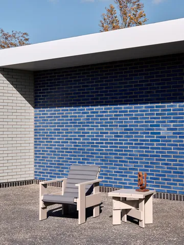 Quilted hynde til Crate loungestol - Sky grey - HAY