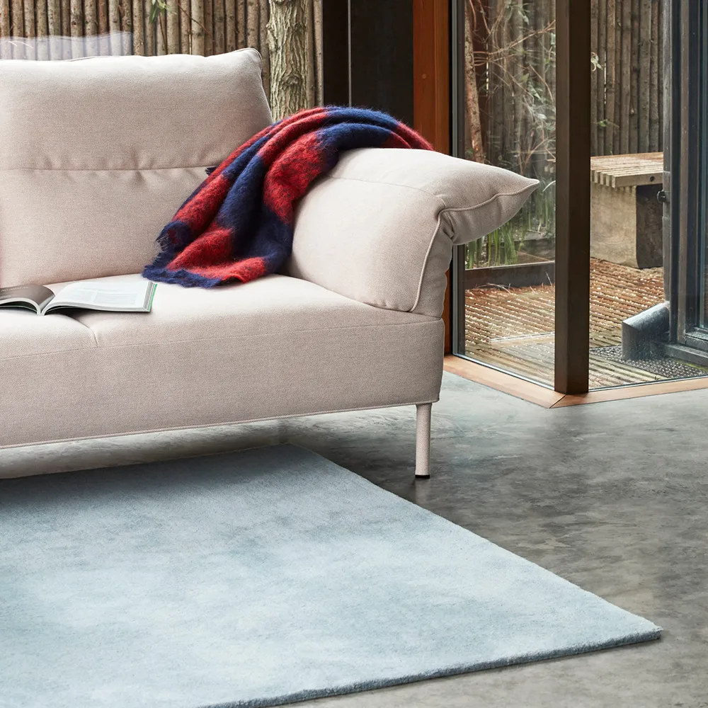 Raw No2 tæppe, light grey, 200x300 cm HAY