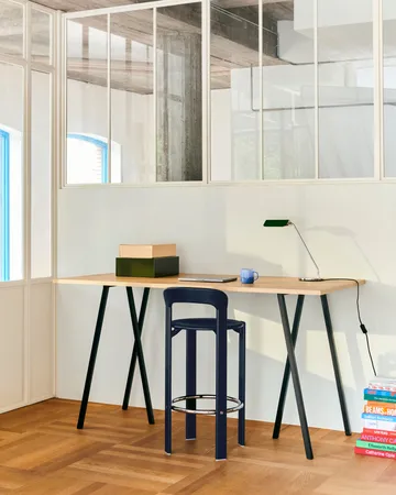 Rey barstol 75 cm - Deep blue - HAY