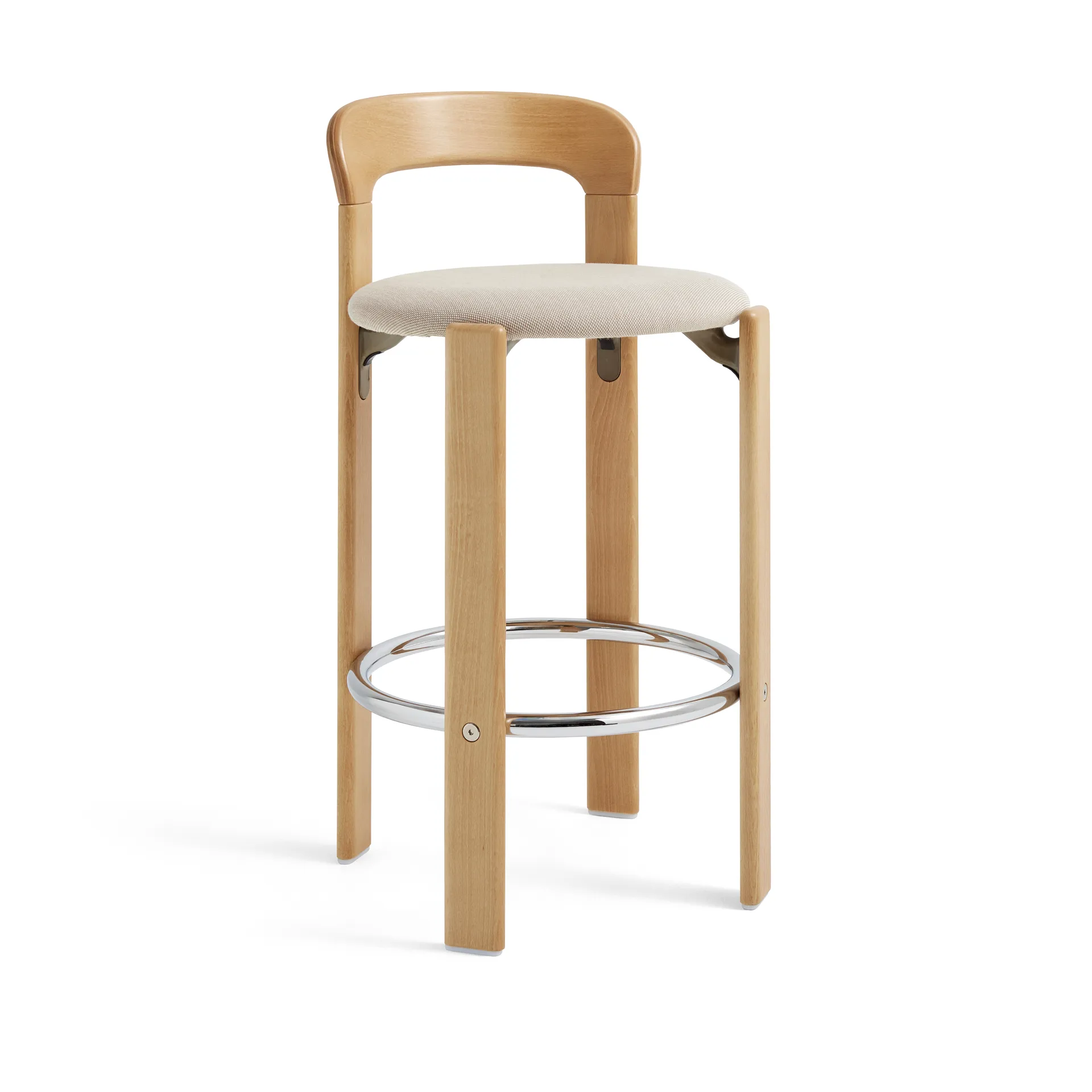 Rey Low polstret barstol, Steelcut Trio 213 golden HAY