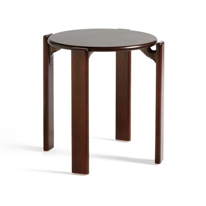 Rey rund skammel Ø46,5x46 cm - Umber brown - HAY
