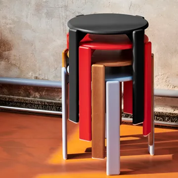 Rey skammel Ø46,5 x 46 cm - Slate blue - HAY