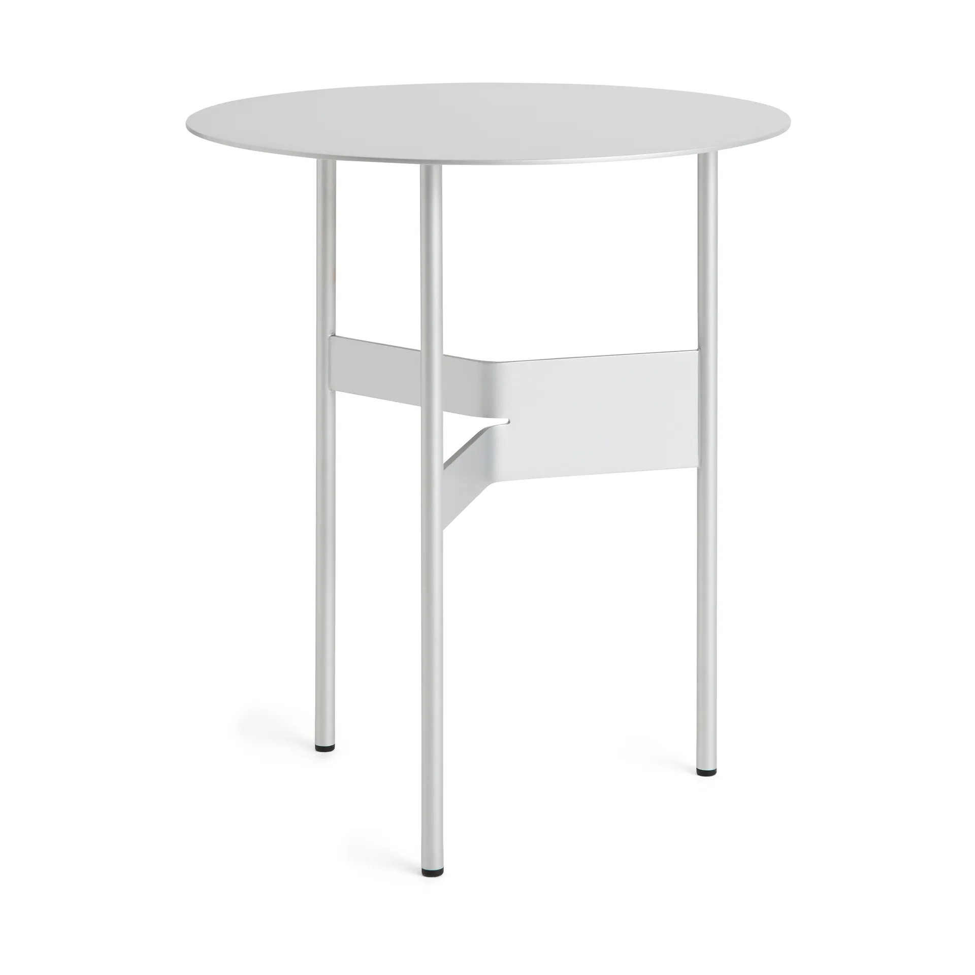 Shim coffee table sidebord Ø45 cm, Silver grey HAY