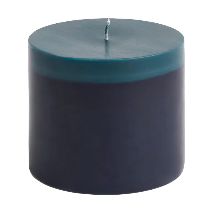 Silo Candle bloklys - Midnight blue-dark teal, Ø9,5x8 cm - HAY