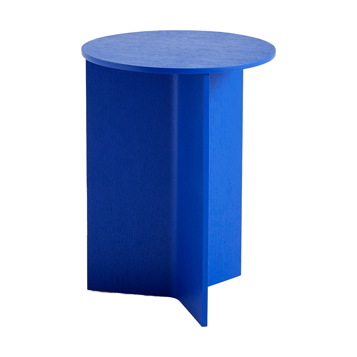 HAY Slit high sidebord Ø35 cm Vivid blue | Skandinavisk Design | Afsætterborde & sideborde | Brun