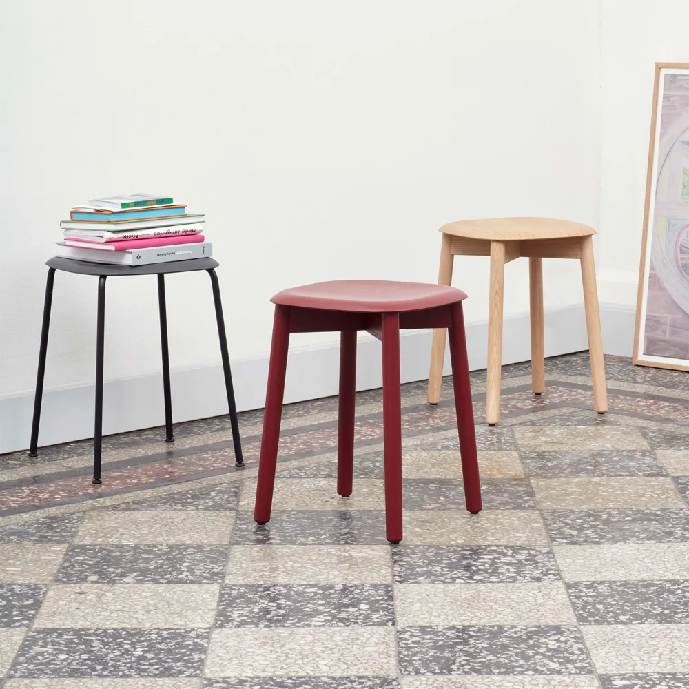 Soft Edge 72 skammel, Fall red-fall red egestel HAY