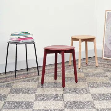 Soft Edge 72 skammel - Fall red-fall red egestel - HAY