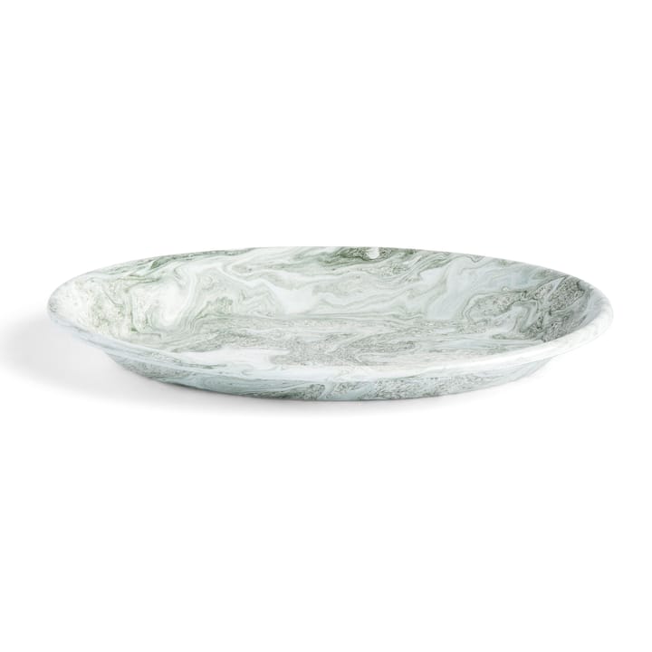 Soft Ice oval tallerken 21,5x31,5 cm, Green HAY