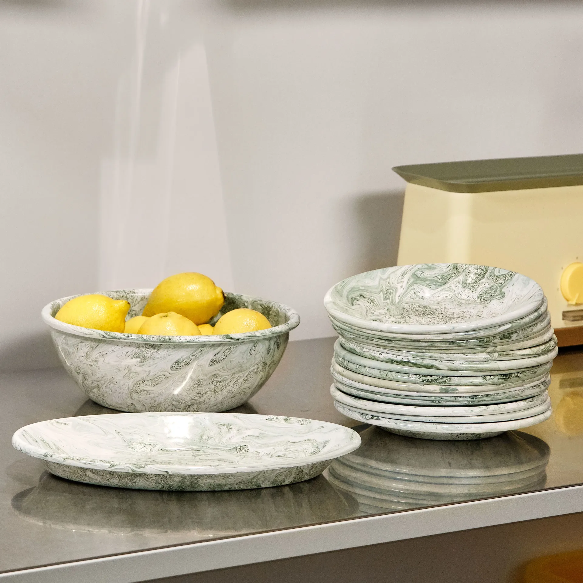 Soft Ice salatskål Ø26 cm, Green HAY